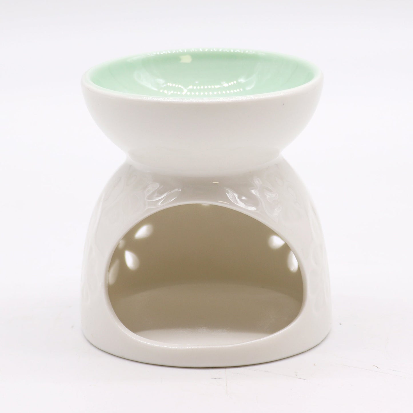 Teal Topped Wax / Oil Burner-3