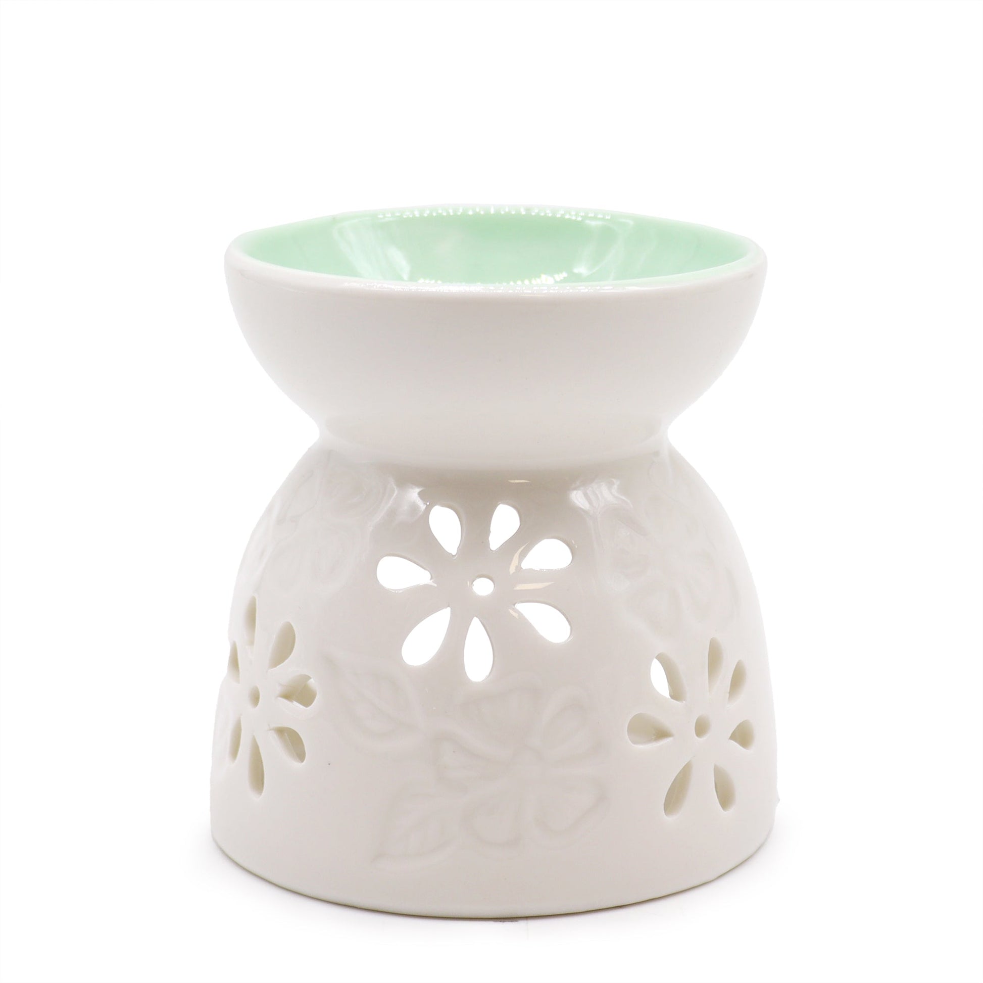 Teal Topped Wax / Oil Burner-2