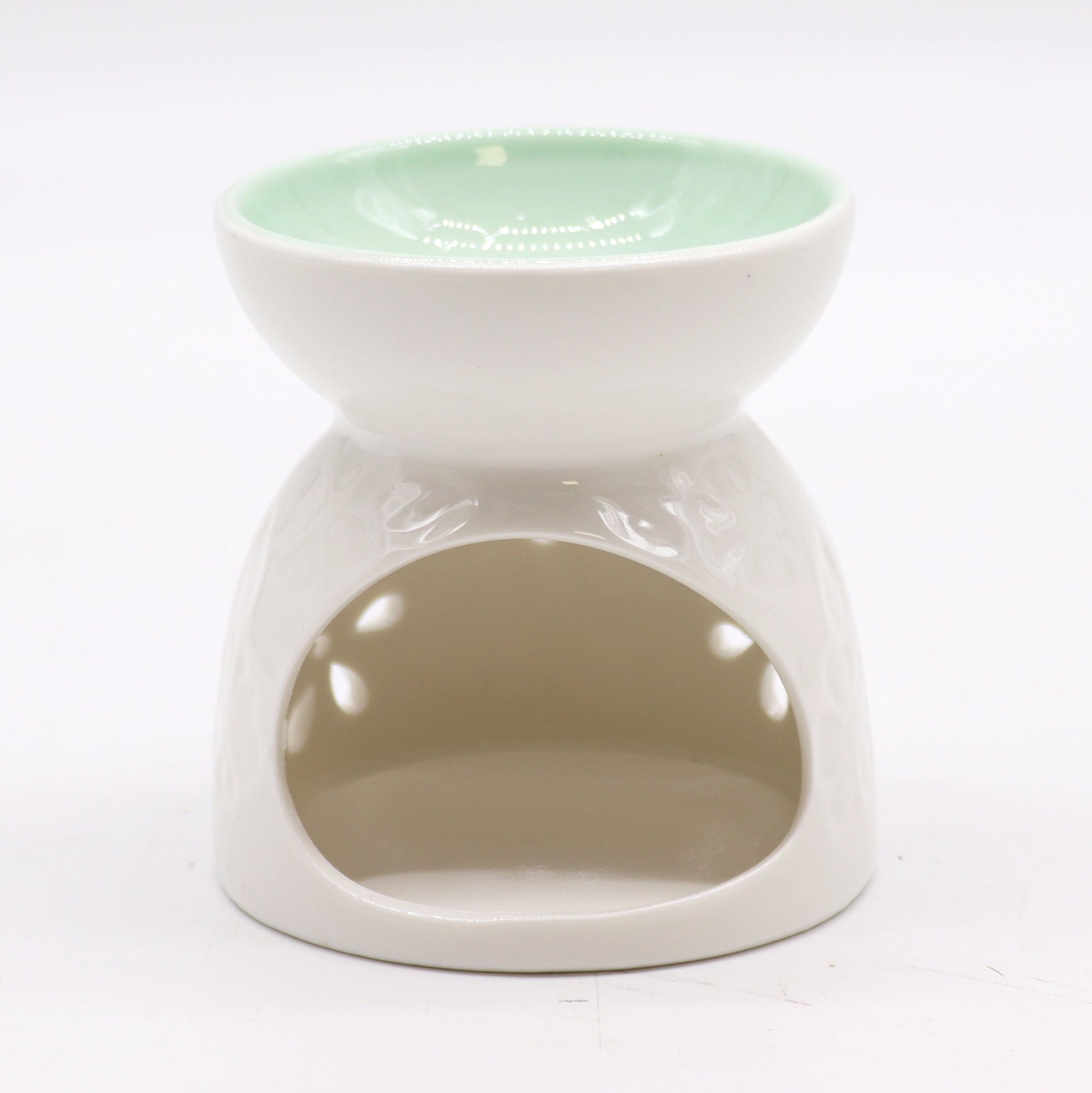 Teal Topped Wax / Oil Burner-3